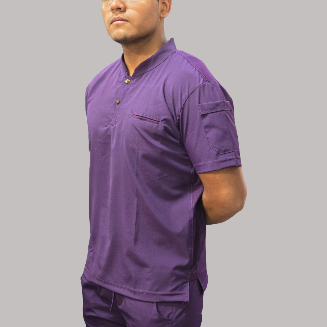 Filipina Quirúrgica Hombre Morado, Scrubs 520