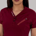 Filipina Quirúrgica Mujer Super Stretch Vino, Scrubs 905