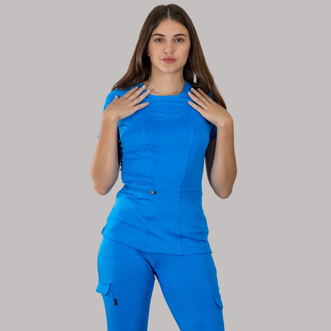 Filipina Quirúrgica Mujer Est. 901 | Turquesa Super Stretch