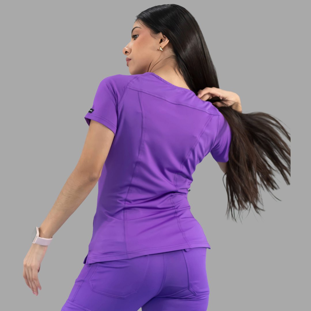 Filipina Médica 901 Morada Super Stretch para Mujer