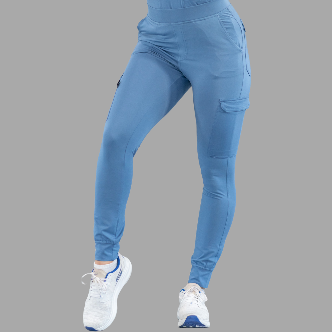 Jogger Quirúrgico, Scrubs Super Stretch Mujer 901 Azul Cornflower