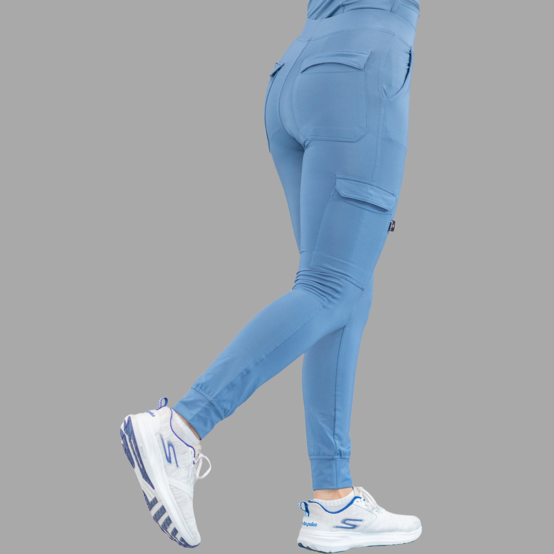 Jogger Quirúrgico, Scrubs Super Stretch Mujer 901 Azul Cornflower