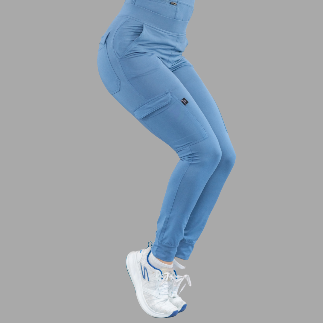 Jogger Quirúrgico, Scrubs Super Stretch Mujer 901 Azul Cornflower