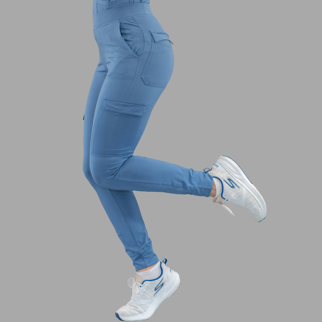 Jogger Quirúrgico, Scrubs Super Stretch Mujer 901 Azul Cornflower