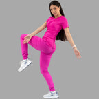 Filipina médica fucsia 901 tela stretch resistente al deslavado