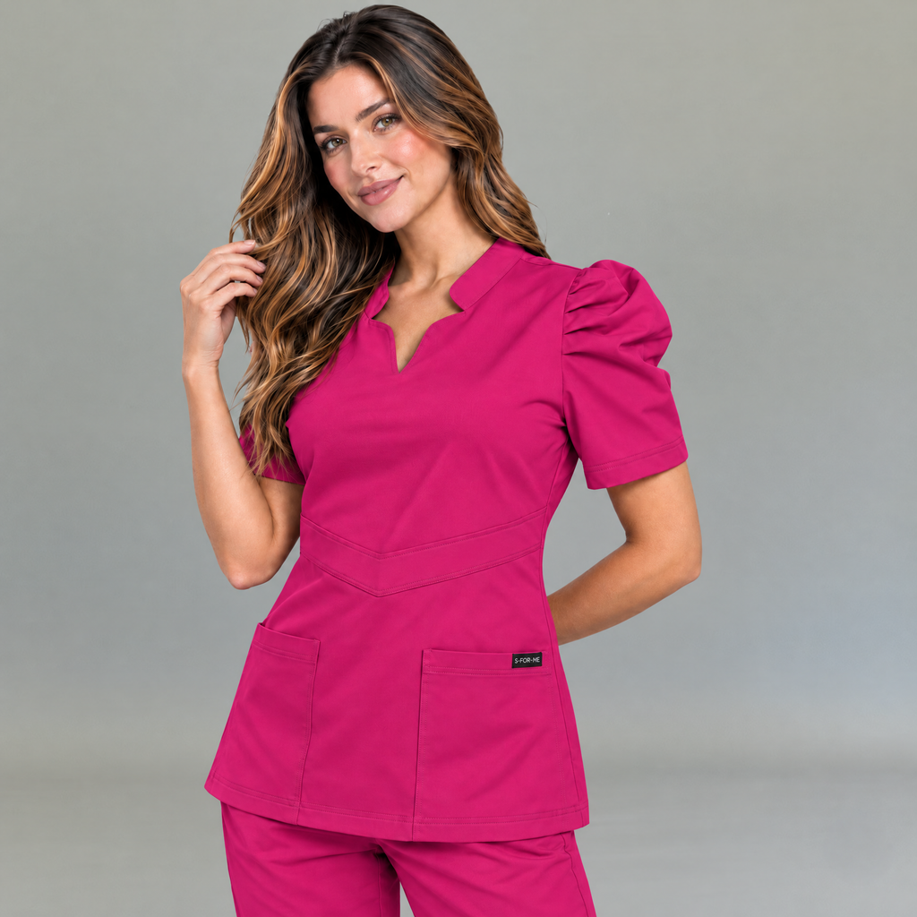 Filipina Quirúrgica Mujer 940 Rosa Fucsia Super Stretch — vista 1 de 4