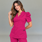 Filipina Quirúrgica Mujer 940 Rosa Fucsia Super Stretch — vista 1 de 4