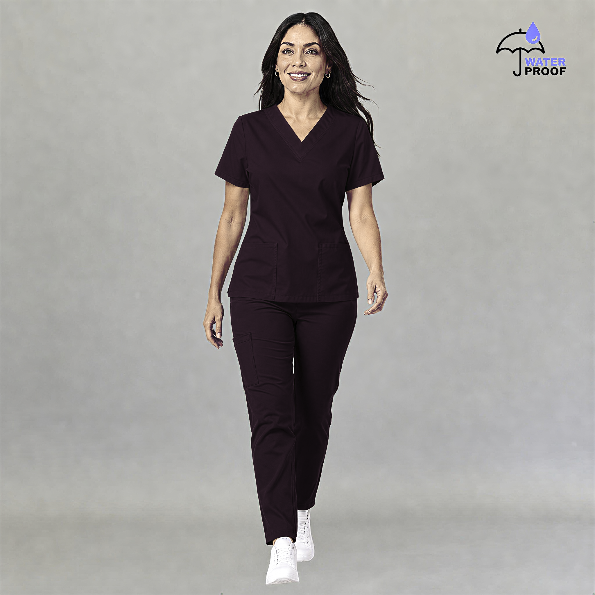 Filipina Vino Cherry 502 Quirúrgica Mujer Antifluido FW