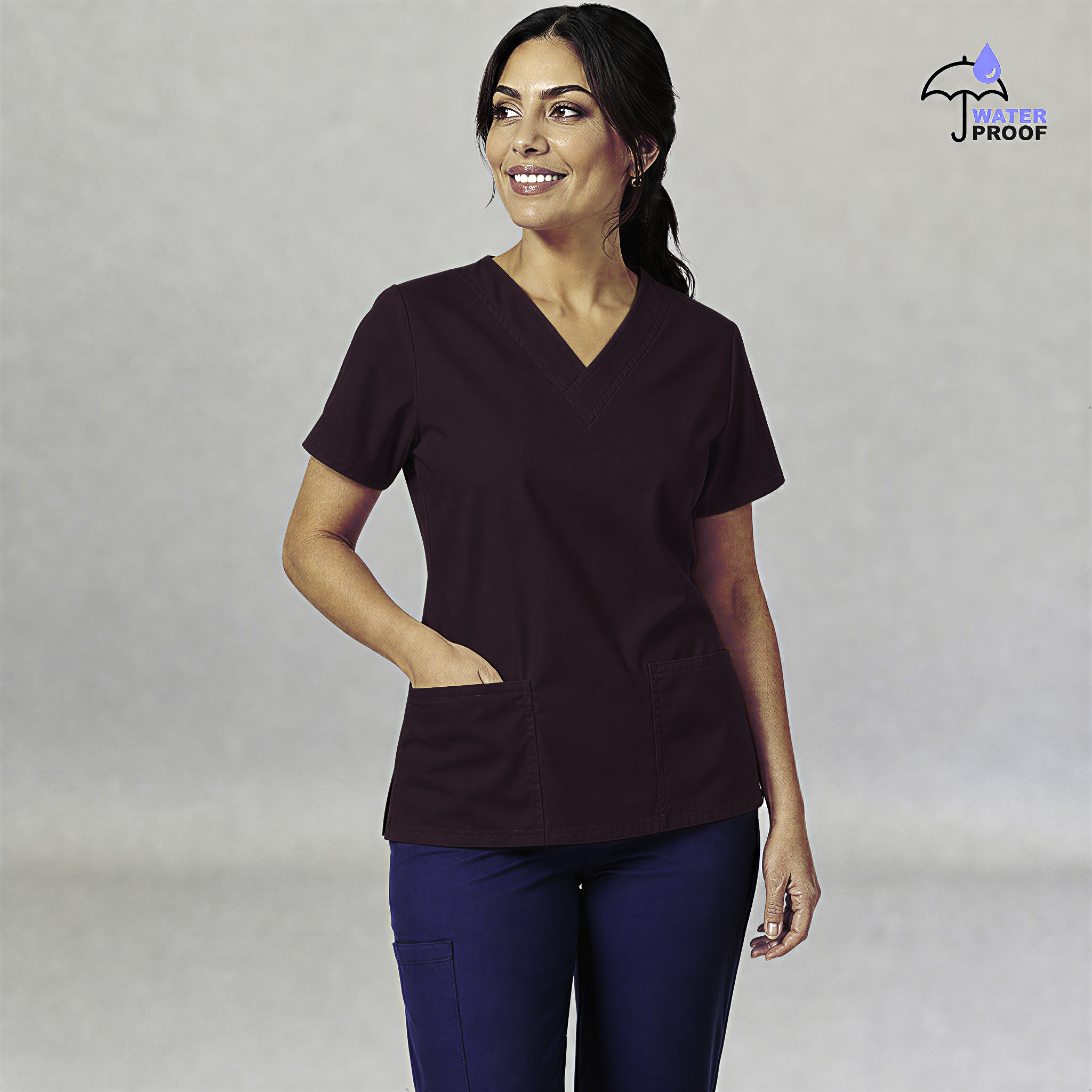 Filipina Vino Cherry 502 Quirúrgica Mujer Antifluido FW