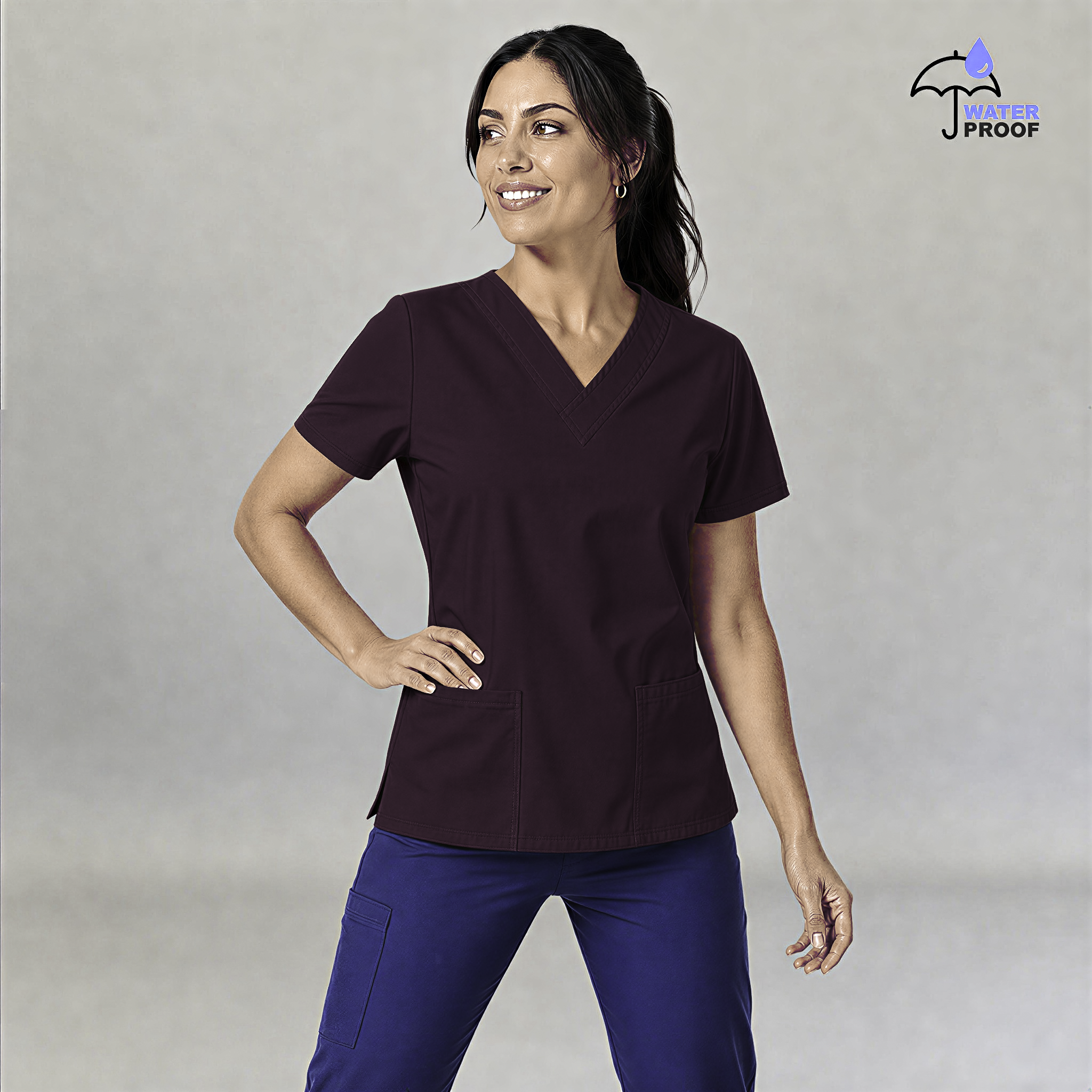 Filipina Vino Cherry 502 Quirúrgica Mujer Antifluido FW