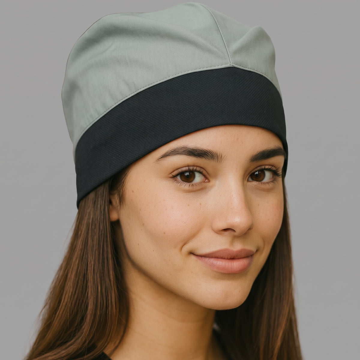 Gorro Quirúrgico Gris Stretch Unisex