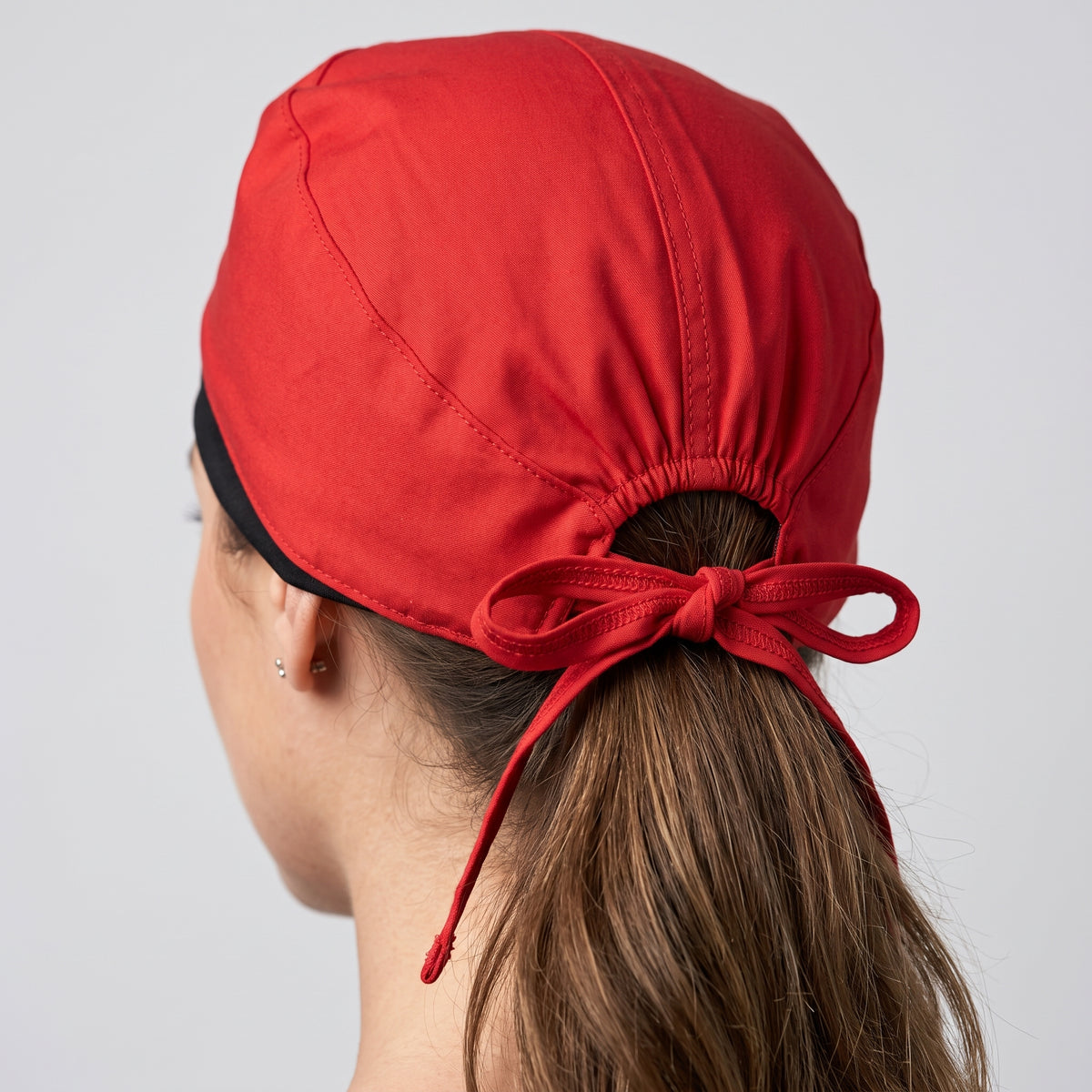 Gorro Quirúrgico Rojo Stretch Unisex Antifluido | Unitalla