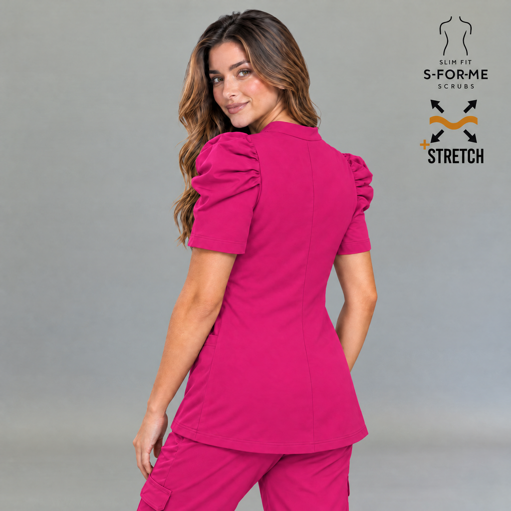 Filipina Quirúrgica Mujer 940 Rosa Fucsia Super Stretch — vista 2 de 4