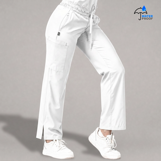Pantalón 502 mujer Quirúrgico Blanco Antifluido Relaxed