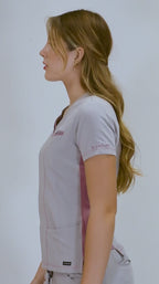 Pantalón Quirúrgico Gris Perla Mujer Antifluido, Scrubs 300