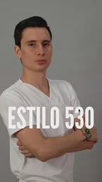 Filipina Hombre 530 Quirúrgica Blanco Antifluido.