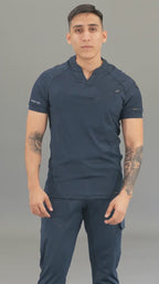 Filipina Quirúrgica Super Stretch Azul Marino Hombre, Scrubs 905