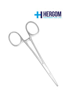 Porta agujas quirúrgico de acero 14 cm línea ECO para prácticas de sutura.